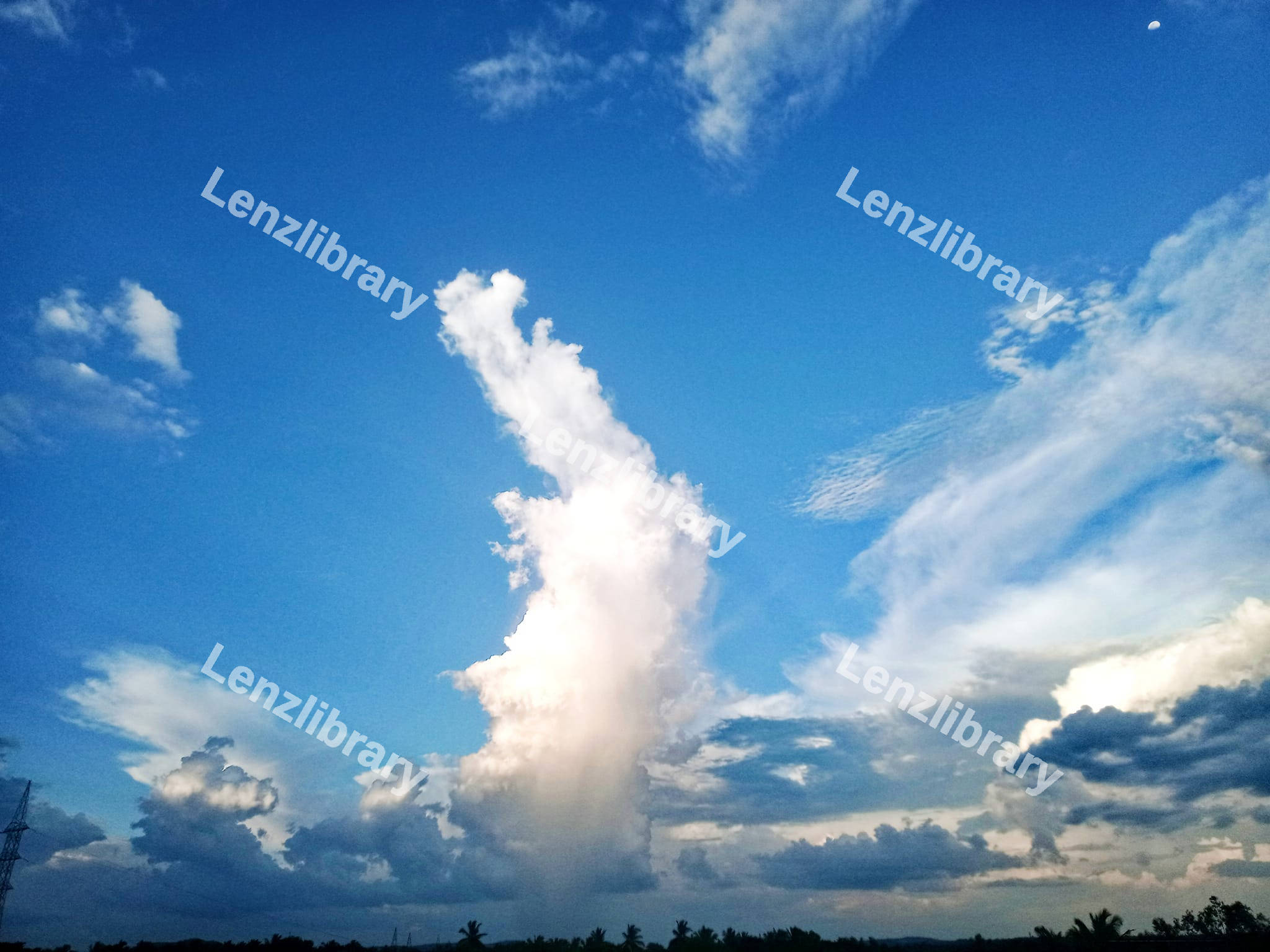 Clouds in blue Sky
